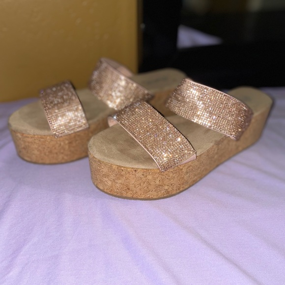 miss lola espadrill rhinestone sandals - Picture 3 of 4